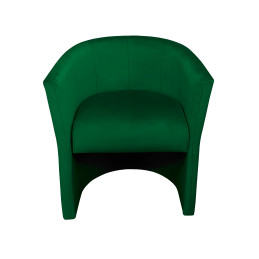 Fotel CLUB zielony butelkowy Velvet MG25