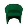 Fotel CLUB zielony butelkowy Velvet MG25