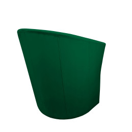 Fotel CLUB zielony butelkowy Velvet MG25