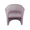 Fotel CLUB szary aksamitny Velvet MG55