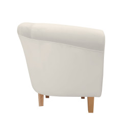 Fotel Milo nogi buk kremowy MG50
