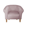 Fotel Milo nogi buk szary róż MG55