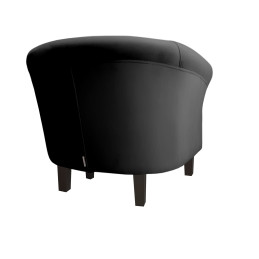 Fotel Milo nogi venge czarny MG19