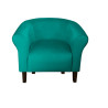 Fotel Milo turkus MG20 na nogach venge – stylowy i wygodny