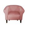 Fotel Milo nogi venge róż indyjski MG58
