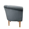 Fotel Milo nogi 20 cm buk szary BL14