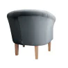 Fotel Milo nogi 20 cm buk szary BL14