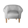 Fotel Milo nogi 20cm buk szary MG17