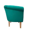 Fotel Milo nogi 20cm buk turkus