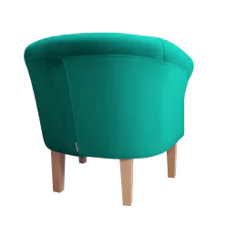 Fotel Milo nogi 20cm buk turkus