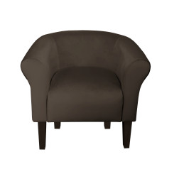 Fotel Milo nogi 20cm venge brązowy