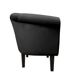 Fotel Milo nogi 20cm venge czarny