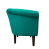 Fotel Milo turkus MG20 na nogach venge 20 cm – styl i wygoda