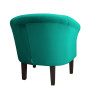 Fotel Milo turkus MG20 na nogach venge 20 cm – styl i wygoda