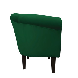 Fotel Milo nogi 20cm venge zielony
