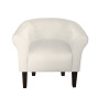 Fotel Milo kremowy MG50 na nogach venge 20 cm – komfort i styl