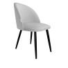 Comfortable velvet upholstered chair