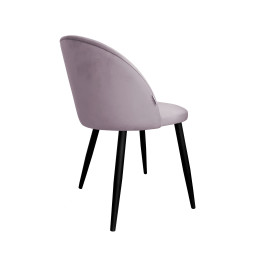 Colin chair black legs MG55 gray pink