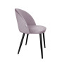 Colin chair black legs MG55 gray pink