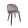Colin chair black legs MG55 gray pink