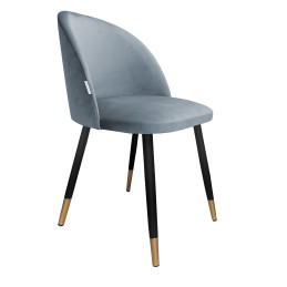 Comfortable velvet upholstered chair