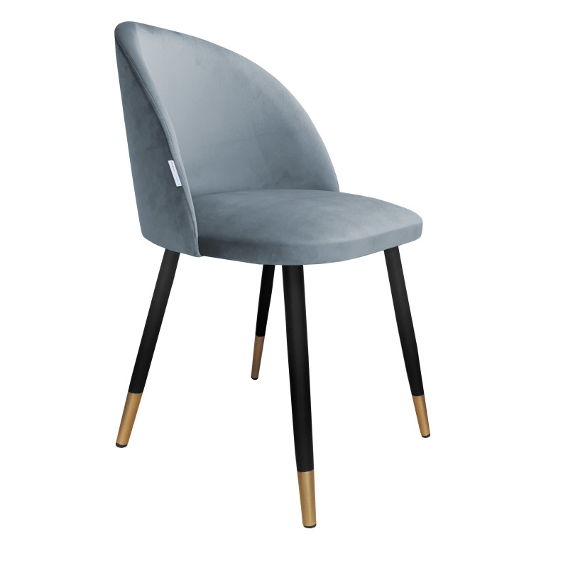 Comfortable velvet upholstered chair