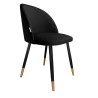 Krzesło Colin MG19 – noga czarno-złota, styl i komfort