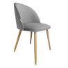 Krzesło Colin MG17 – noga dąb, elegancja i komfort