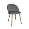 Krzesło Colin BL14 – złota noga, elegancja i komfort
