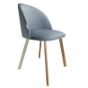 Krzesło Colin BL06 – złota noga PROFIL, elegancki styl