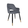 Krzesło Milano BL14 – noga czarna/złota, styl i wygoda