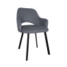 Krzesło Milano BL14 – czarna noga profil, stylowe krzesło