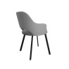 Krzesło Milano MG17 – czarna noga profil, eleganckie krzesło