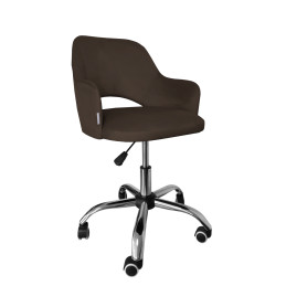 Fotel obrotowy Milano MG05 – brązowy, tapicerka Magic Velvet