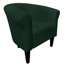 Fotel Milo D6 zielony nogi...