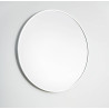 Lustro LOFT FI60 – białe okrągłe ścienne do łazienki
