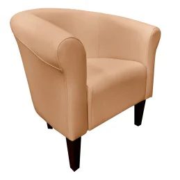 Fotel Milo D14 - eco skóra, nogi venge