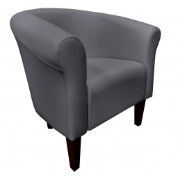 Fotel Milo D23 szary z nogami venge