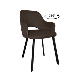 Krzesło obrotowe Milano Profil czarna MG05