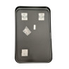 LOFT 40x60cm white wall mirror