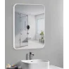 Lustro LOFT 60x80 cm białe ścienne