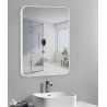 LOFT 60x80cm white rectangular mirror