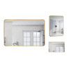 Lustro LOFT 60x80 cm złote - rama aluminiowa