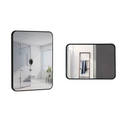 Lustro LOFT FX-05 40x60 – czarne ścienne do łazienki