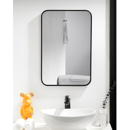 Lustro LOFT FX-05 40x60 – czarne ścienne do łazienki