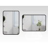 Lustro LOFT 60x80 cm czarna rama