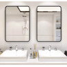 Lustro LOFT 60x80 cm czarna rama