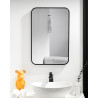 LOFT 60x80 cm black wall mirror