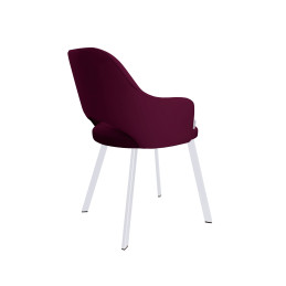 Krzesło Milano MG02 noga biała, tkanina Magic Velvet