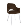 Krzesło Milano MG05 biała noga, tkanina Magic Velvet